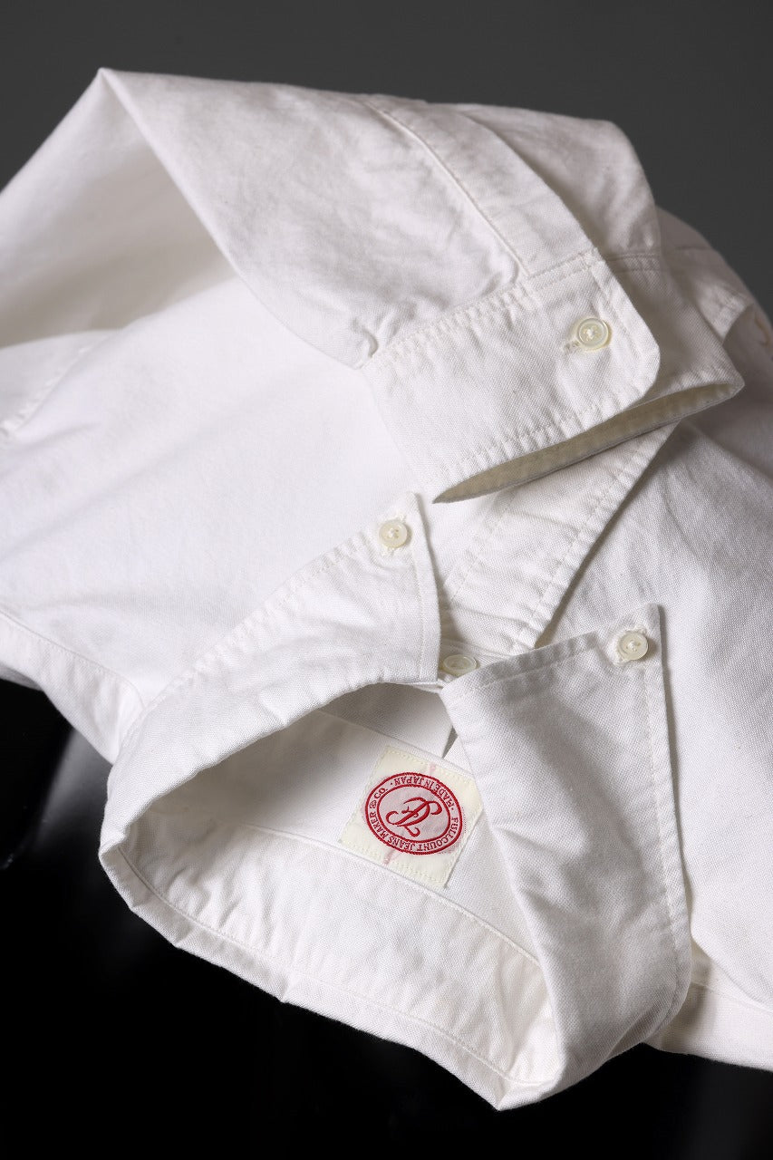 画像をギャラリービューアに読み込む, FULLCOUNT Limited GOOD OLD B.D. SHIRT / SUVIN COTTON OXFORD (WHITE)