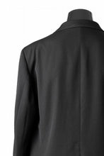 画像をギャラリービューアに読み込む, Y's for men SHAVED CLOTH JACKET / WRINKLED GABARDINE (BLACK)