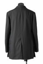 画像をギャラリービューアに読み込む, Y's for men SHAVED CLOTH JACKET / WRINKLED GABARDINE (BLACK)