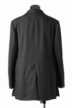画像をギャラリービューアに読み込む, Y's for men SHAVED CLOTH JACKET / WRINKLED GABARDINE (BLACK)