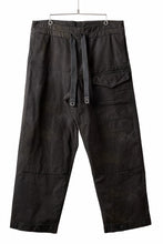 画像をギャラリービューアに読み込む, sus-sous limited trousers MK-0 / british military cotton (CAMOUFLAGE / sumi dyed)
