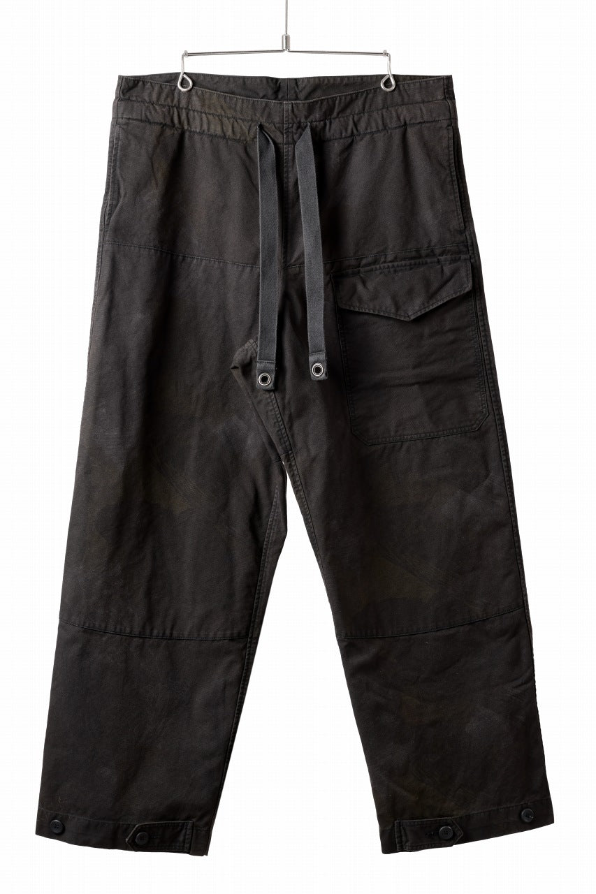 画像をギャラリービューアに読み込む, sus-sous limited trousers MK-0 / british military cotton (CAMOUFLAGE / sumi dyed)