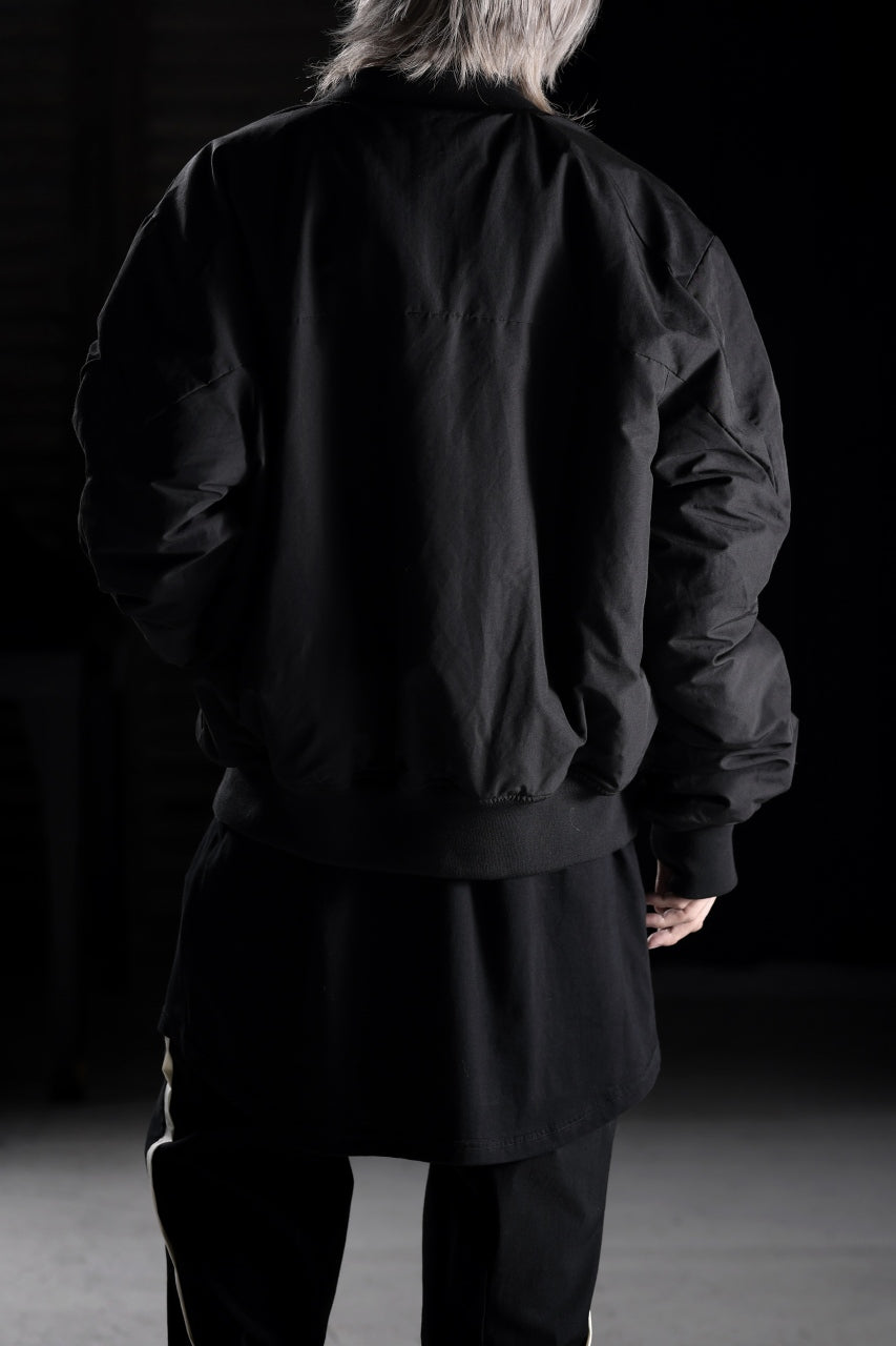 Load image into Gallery viewer, thom/krom FLIGHT BOMBER JACKET / WARM PADDED (BLACK)