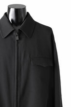 画像をギャラリービューアに読み込む, Y's for men CHEST FLAP BLOUSON / WRINKLED GABARDINE (BLACK)