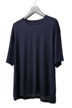 画像をギャラリービューアに読み込む, CAPERTICA OVERSIZED S/S TEE / SUPER 120s WASHABLE WOOL JERSEY (NAVY)