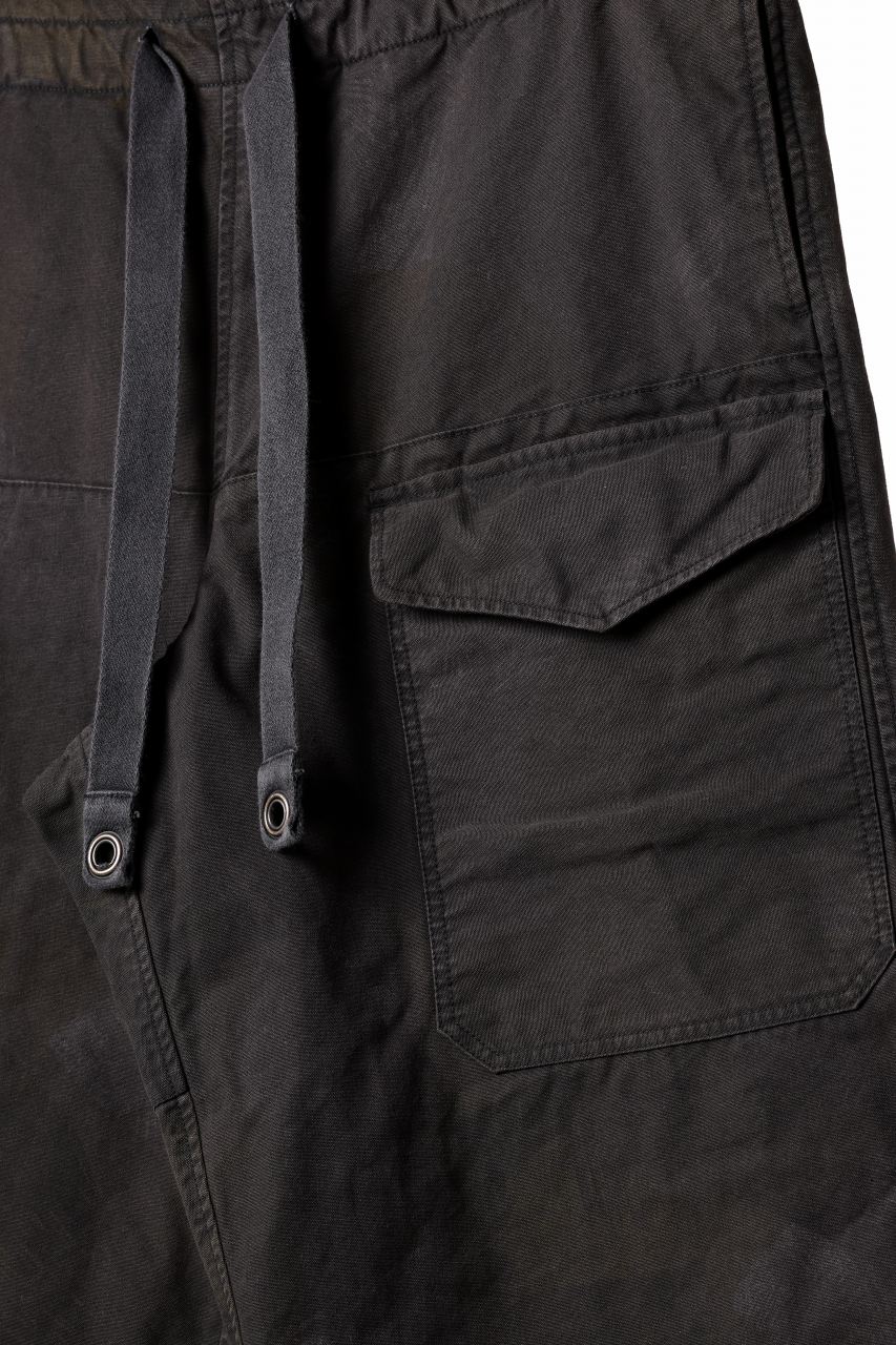 画像をギャラリービューアに読み込む, sus-sous limited trousers MK-0 / british military cotton (CAMOUFLAGE / sumi dyed)