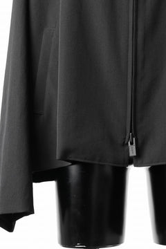 画像をギャラリービューアに読み込む, Y's for men CHEST FLAP BLOUSON / WRINKLED GABARDINE (BLACK)