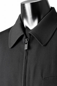 画像をギャラリービューアに読み込む, Y's for men CHEST FLAP BLOUSON / WRINKLED GABARDINE (BLACK)