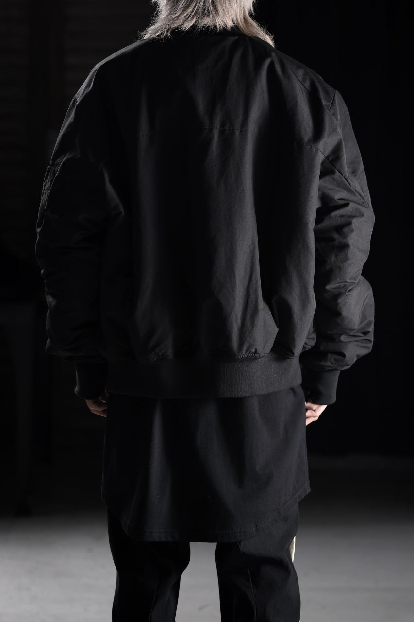 Load image into Gallery viewer, thom/krom FLIGHT BOMBER JACKET / WARM PADDED (BLACK)