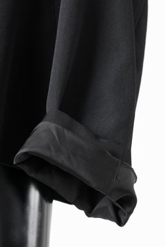 画像をギャラリービューアに読み込む, Y's for men CHEST FLAP BLOUSON / WRINKLED GABARDINE (BLACK)