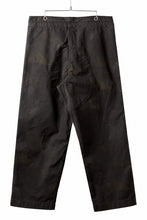画像をギャラリービューアに読み込む, sus-sous limited trousers MK-0 / british military cotton (CAMOUFLAGE / sumi dyed)