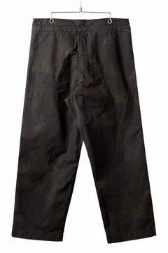 画像をギャラリービューアに読み込む, sus-sous limited trousers MK-0 / british military cotton (CAMOUFLAGE / sumi dyed)