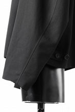 画像をギャラリービューアに読み込む, Y's for men CHEST FLAP BLOUSON / WRINKLED GABARDINE (BLACK)
