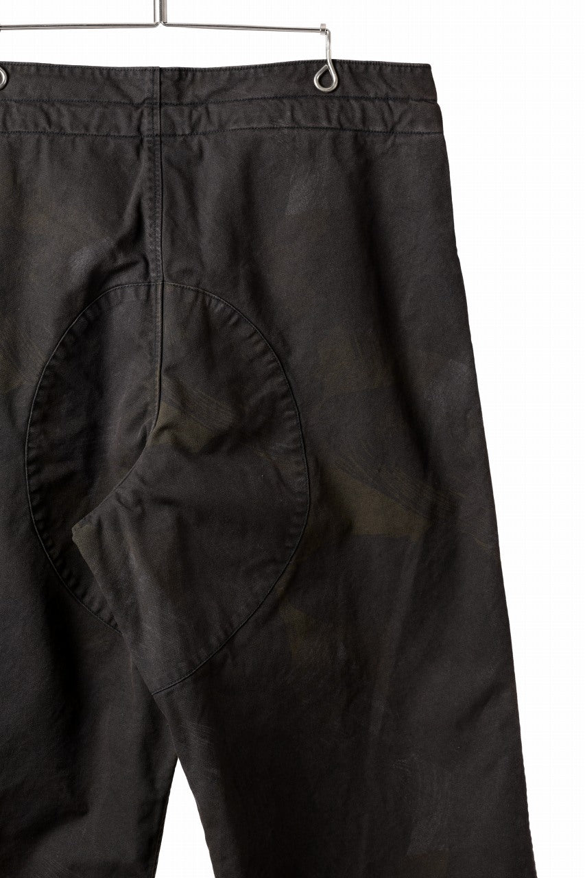 画像をギャラリービューアに読み込む, sus-sous limited trousers MK-0 / british military cotton (CAMOUFLAGE / sumi dyed)