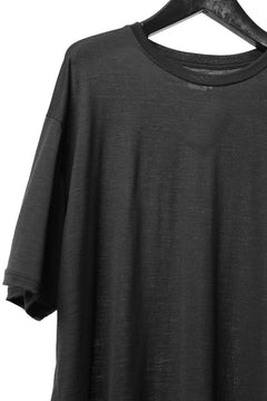 画像をギャラリービューアに読み込む, CAPERTICA OVERSIZED S/S TEE / SUPER 120s WASHABLE WOOL JERSEY (DARKNESS)