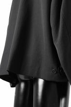 画像をギャラリービューアに読み込む, Y's for men CHEST FLAP BLOUSON / WRINKLED GABARDINE (BLACK)