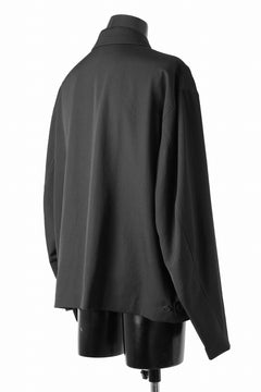 画像をギャラリービューアに読み込む, Y's for men CHEST FLAP BLOUSON / WRINKLED GABARDINE (BLACK)