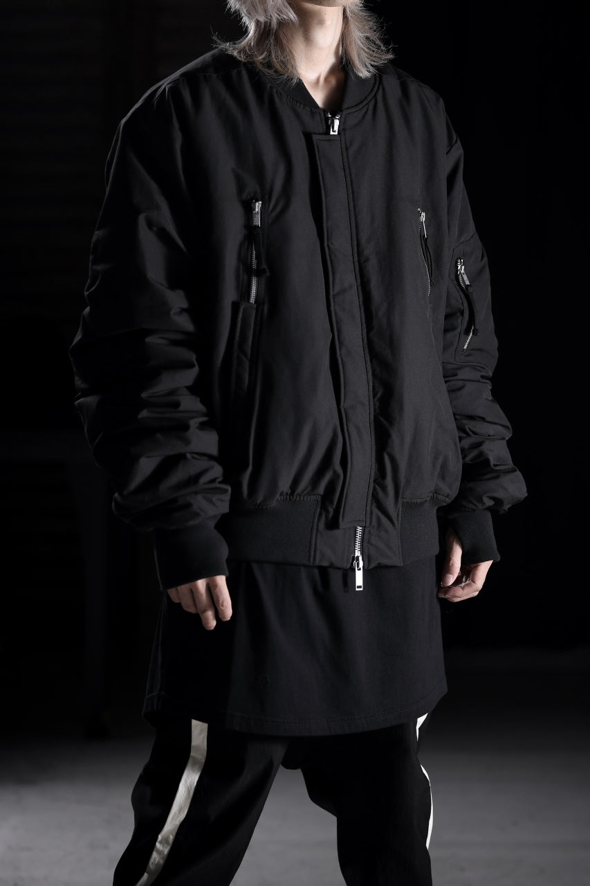 Load image into Gallery viewer, thom/krom FLIGHT BOMBER JACKET / WARM PADDED (BLACK)
