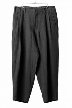 画像をギャラリービューアに読み込む, Y's for men TRIPLE STITCH PANTS / 40 LINEN (BLACK)