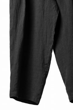 画像をギャラリービューアに読み込む, Y's for men TRIPLE STITCH PANTS / 40 LINEN (BLACK)