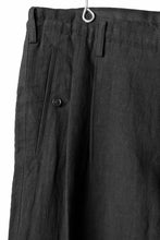 画像をギャラリービューアに読み込む, Y's for men TRIPLE STITCH PANTS / 40 LINEN (BLACK)