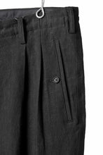 画像をギャラリービューアに読み込む, Y's for men TRIPLE STITCH PANTS / 40 LINEN (BLACK)