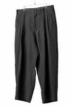 画像をギャラリービューアに読み込む, Y's for men TRIPLE STITCH PANTS / 40 LINEN (BLACK)