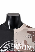 Load image into Gallery viewer, mastermind JAPAN x CHANGES exclusive ReBUILD T-SHIRT / CH-BODY (BLACK #1)