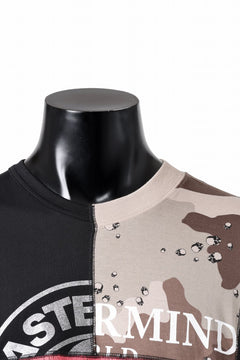 Load image into Gallery viewer, mastermind JAPAN x CHANGES exclusive ReBUILD T-SHIRT / CH-BODY (BLACK #1)