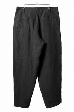 画像をギャラリービューアに読み込む, Y's for men TRIPLE STITCH PANTS / 40 LINEN (BLACK)