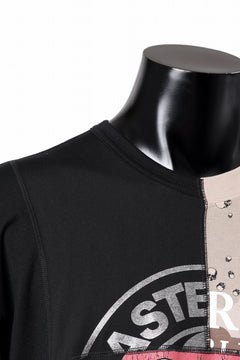 Load image into Gallery viewer, mastermind JAPAN x CHANGES exclusive ReBUILD T-SHIRT / CH-BODY (BLACK #1)