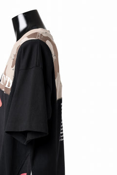 Load image into Gallery viewer, mastermind JAPAN x CHANGES exclusive ReBUILD T-SHIRT / CH-BODY (BLACK #1)