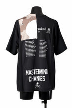 Load image into Gallery viewer, mastermind JAPAN x CHANGES exclusive ReBUILD T-SHIRT / CH-BODY (BLACK #1)