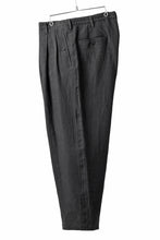 画像をギャラリービューアに読み込む, Y's for men TRIPLE STITCH PANTS / 40 LINEN (BLACK)