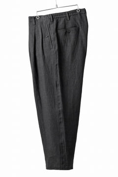 画像をギャラリービューアに読み込む, Y's for men TRIPLE STITCH PANTS / 40 LINEN (BLACK)