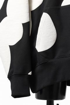 画像をギャラリービューアに読み込む, A.F ARTEFACT POLKA PATTERN SWEAT HOODIE (BLACK)