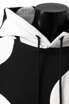 画像をギャラリービューアに読み込む, A.F ARTEFACT POLKA PATTERN SWEAT HOODIE (BLACK)