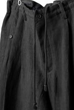 画像をギャラリービューアに読み込む, Y's for men TRIPLE STITCH PANTS / 40 LINEN (BLACK)