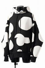 画像をギャラリービューアに読み込む, A.F ARTEFACT POLKA PATTERN SWEAT HOODIE (BLACK)