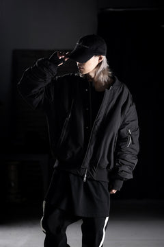Load image into Gallery viewer, thom/krom FLIGHT BOMBER JACKET / WARM PADDED (BLACK)