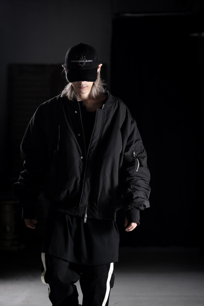 Load image into Gallery viewer, thom/krom FLIGHT BOMBER JACKET / WARM PADDED (BLACK)