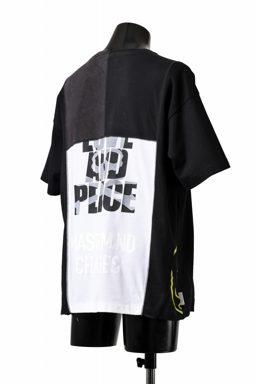 Load image into Gallery viewer, mastermind JAPAN x CHANGES exclusive ReBUILD T-SHIRT / CH-BODY (BLACK #3)