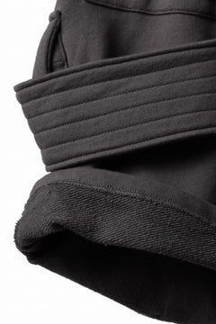 画像をギャラリービューアに読み込む, A.F ARTEFACT BELTED FLAP ZIP CARGO SARROUEL SHORTS / COTTON FLEECE (D.GREY)