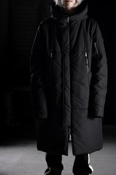 画像をギャラリービューアに読み込む, thom/krom HOODIE ZIP BOMBER COAT / WARM PADDED (BLACK)