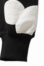 画像をギャラリービューアに読み込む, A.F ARTEFACT POLKA PATTERN SWEAT SAROUEL PANTS (BLACK)