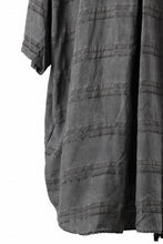 画像をギャラリービューアに読み込む, KLASICA RELAXED FIT H/S SHIRTS / DRAPE & SMOOTH TEXTILE (GRAYSH DYE CHECK)