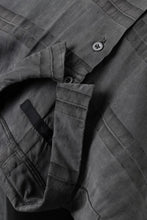 画像をギャラリービューアに読み込む, KLASICA RELAXED FIT H/S SHIRTS / DRAPE & SMOOTH TEXTILE (GRAYSH DYE CHECK)