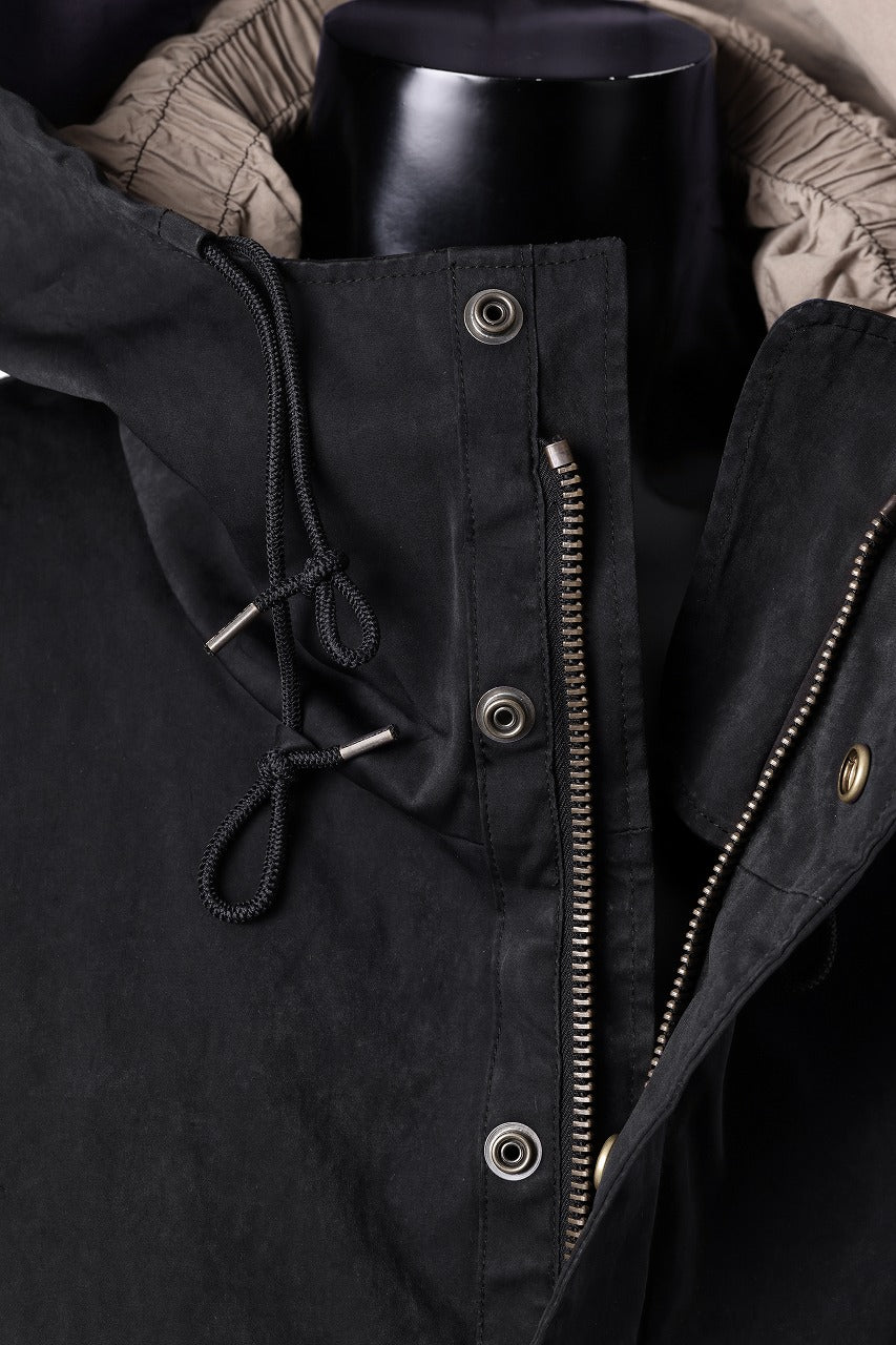 画像をギャラリービューアに読み込む, Ten c CYCLONE PARKA / GARMENT DYED OJJ (NERO)