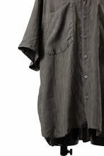 画像をギャラリービューアに読み込む, KLASICA RELAXED FIT H/S SHIRTS / DRAPE & SMOOTH TEXTILE (BROWNY DYE STRIPE)