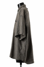 画像をギャラリービューアに読み込む, KLASICA RELAXED FIT H/S SHIRTS / DRAPE & SMOOTH TEXTILE (BROWNY DYE STRIPE)